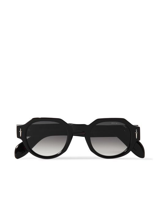 Cutler & Gross The Great Frog Round-Frame Acetate Sunglasses
