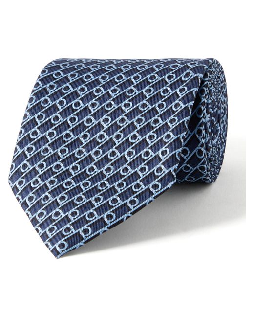 Ferragamo 8cm Printed Silk-Twill Tie