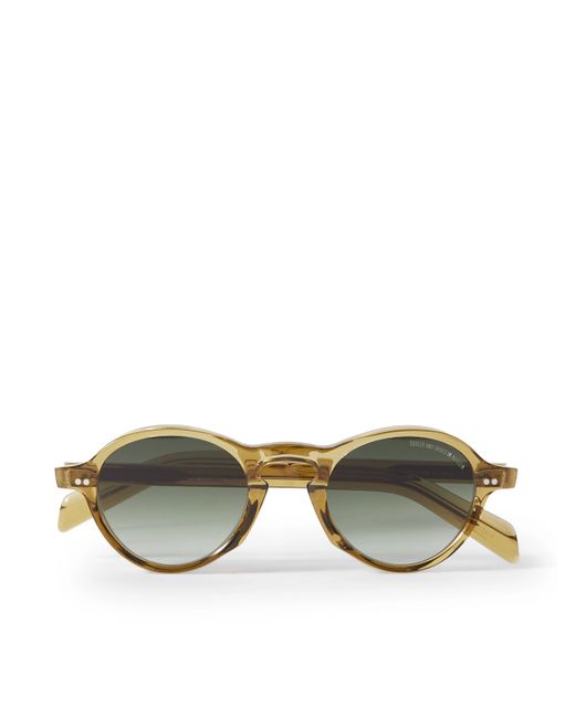 Cutler & Gross Round-Frame Acetate Sunglasses