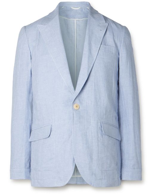 Oliver Spencer Wyndhams Unstructured Linen Suit Jacket UK/US 36