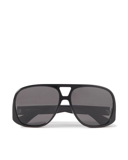 Saint Laurent Aviator-Style Acetate Sunglasses