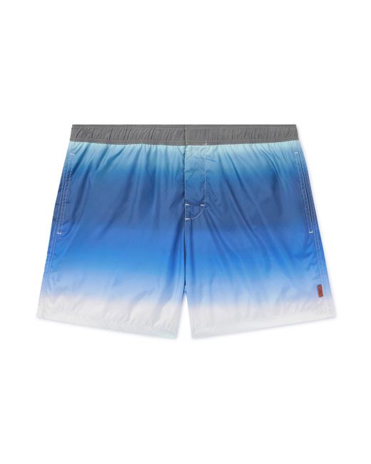 Missoni Straight-Leg Mid-Length Printed Swim Shorts