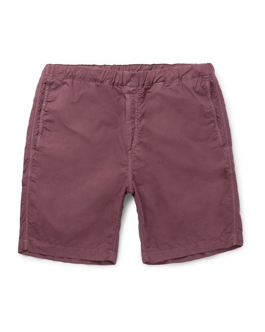Albam Garment-Dyed Cotton-Canvas Shorts