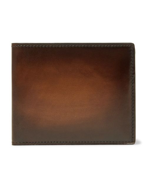 Berluti Makore Polished-Leather Billfold Wallet