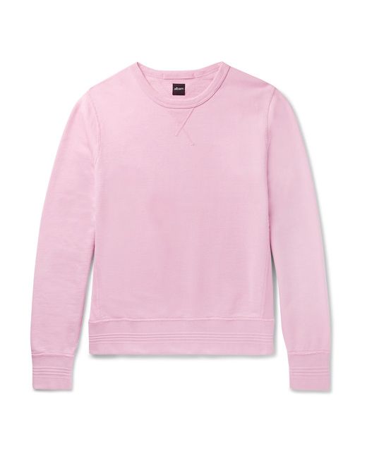 Albam Garment-dyed Loopback Cotton-jersey Sweatshirt