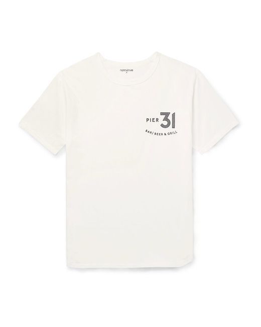 nonnative Pier 31 Printed Cotton-Jersey T-Shirt