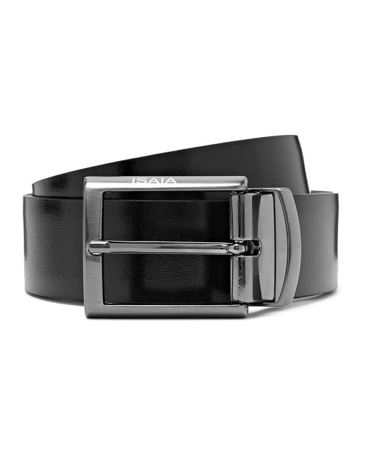 Isaia 3.5cm and Reversible Leather Belt