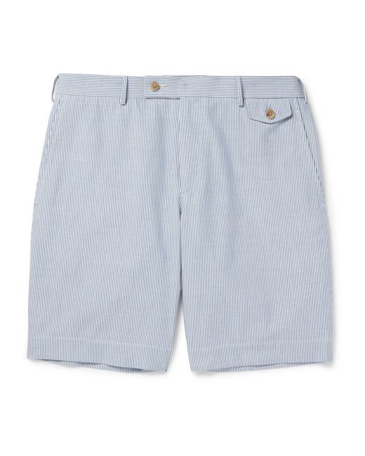 Boglioli Striped Cotton Bermuda Shorts