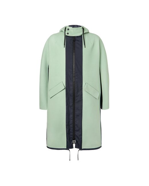 Valentino Shell-Panelled Wool and Cashmere-Blend Fishtail Parka