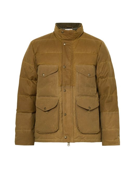 Filson Cruiser Quilted Water-Repellent Cotton-Canvas Down Jacket