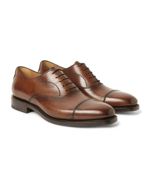 Berluti Roccia Polished-leather Oxford Shoes