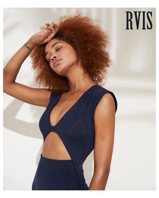 revoirsis RVIS swimsuits navy