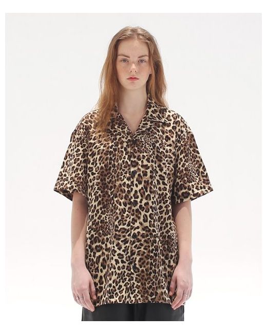rockpsycho Summer Shirt Leopard