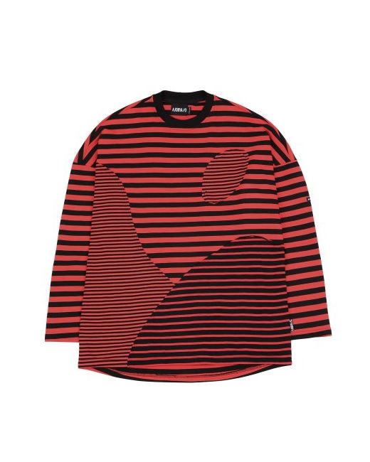 ajobyajooriginallabel Oversized Stripe Mixed T-Shirt