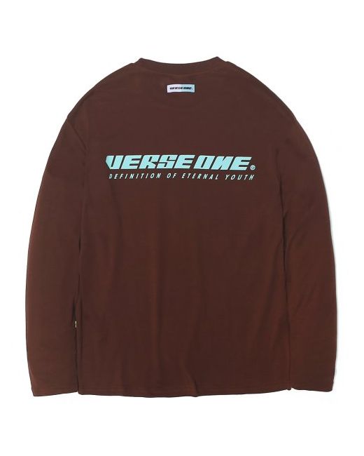verseone Basic Logo Long Sleeve T-Shirts Mocha