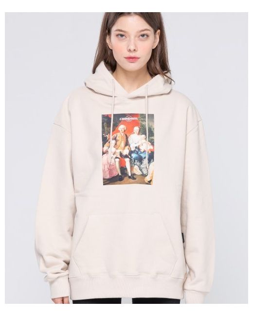chambros Family Picture Hoodie Ivory