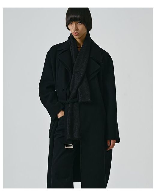noirer Handmade Cashmere Layered Trench Coat