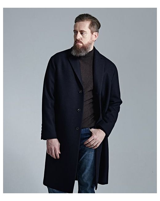 ortusvasterds Tailored Single Breasted Coat Navy