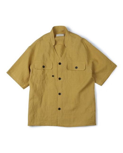 shirter Transform Military Band Collar Shirt