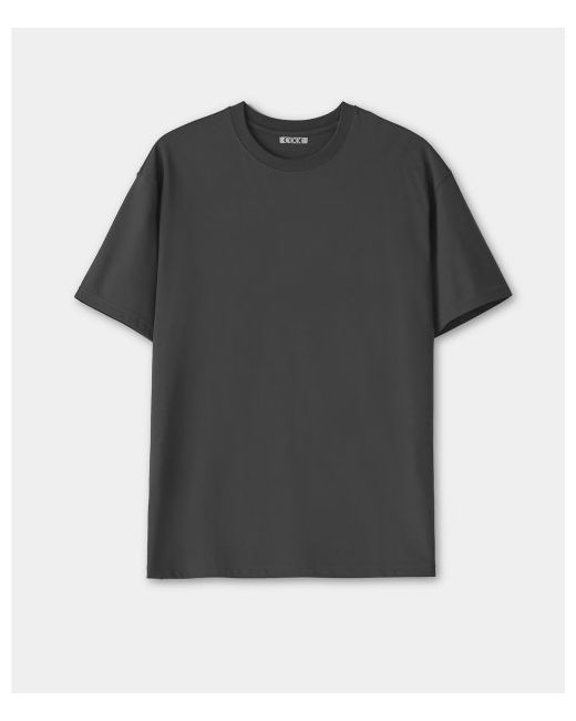 coor Supima Cotton Semi-Oversized T-Shirt Dark