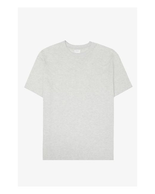 coor Us Cotton Semi-Oversized T-Shirt Melange Light