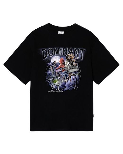 dominant E. T Printing Embroidered Overfit Short Sleeve Tee