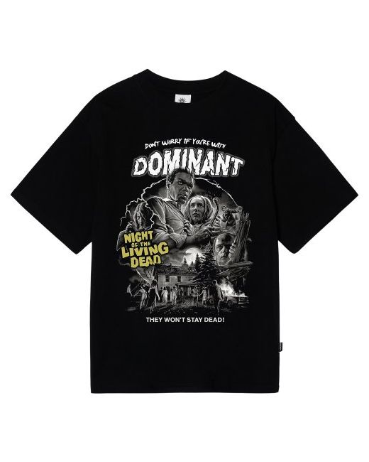 dominant NLD Printing Embroidery Overfit Short Sleeve Tee