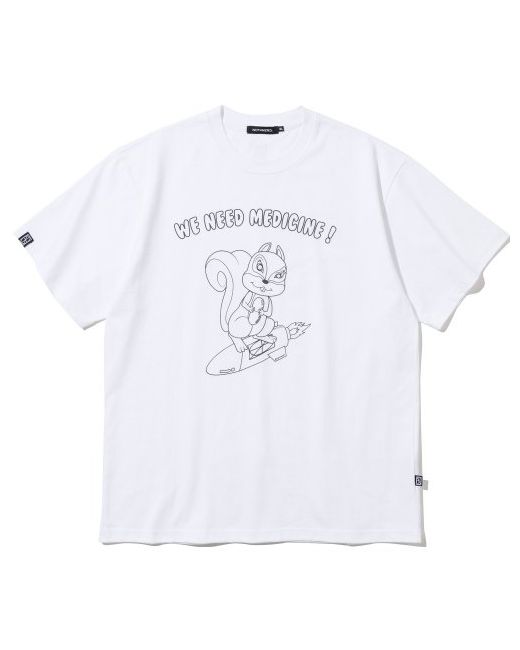 not4nerd Line Squirrel T-Shirts
