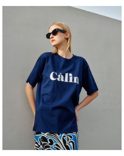 lookast NAVY CALIN TSHIRT Navy Calin T-shirt