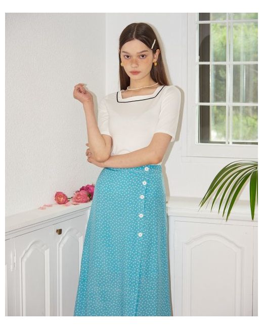 salondeyohn A line Midi Skirt