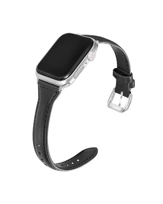 valentinorudy VRA224-BK Apple Watch Strap Leather Band 6 5 4 3 2 1 SE Generation 38 40 42 44mm