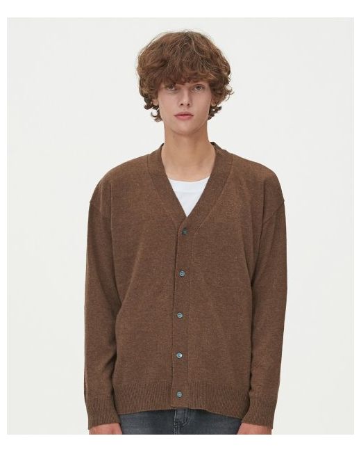 blond9 Lambswool V-Neck Cardiganbrown