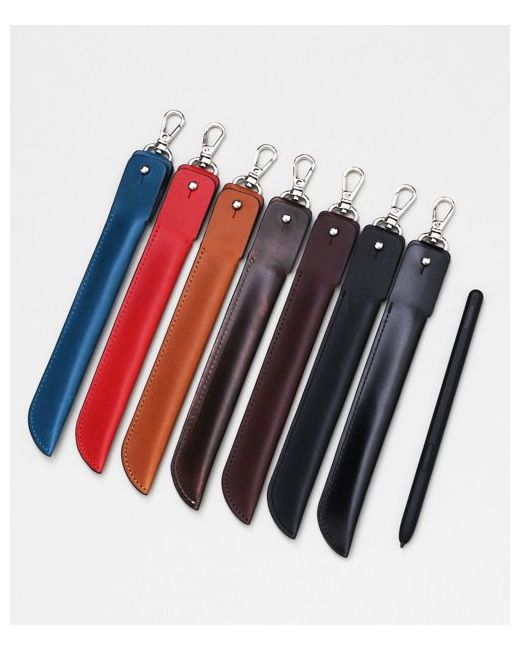 Matt Italian Whole Leather Galaxy Z Fold 4 3 S Pen Case