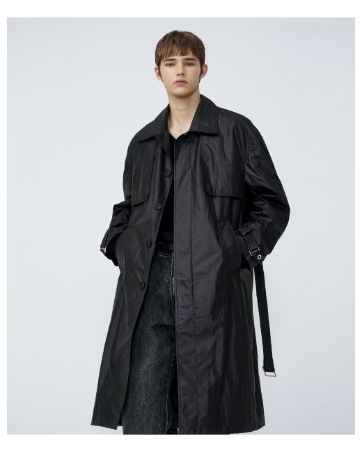 martinplan Structured Flap Trench Coat