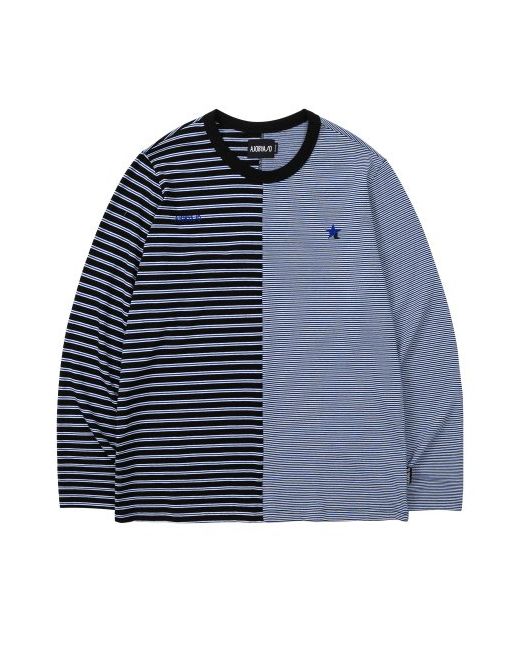 ajobyajooriginallabel Stripe Twofold Long Sleeves T-Shirt