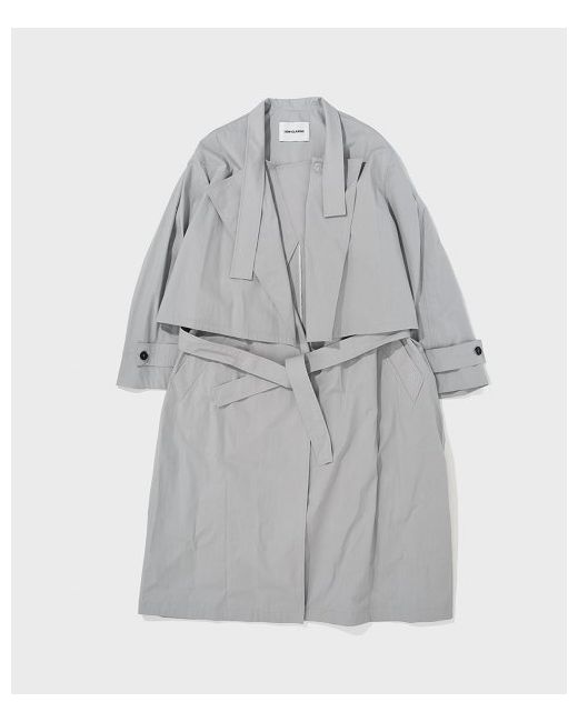 lowclassic Double Collar Trench Coat