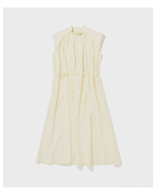 lowclassic Shirring Sleeveless Dress