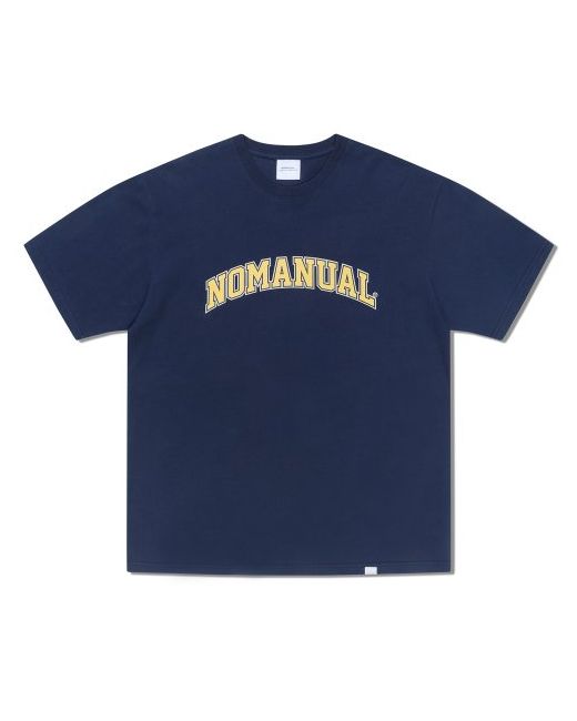 nomanual 3T Arch Logo T-Shirt Dark Navy
