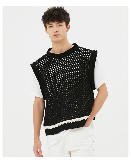 moonsun Honeycomb knit Vest