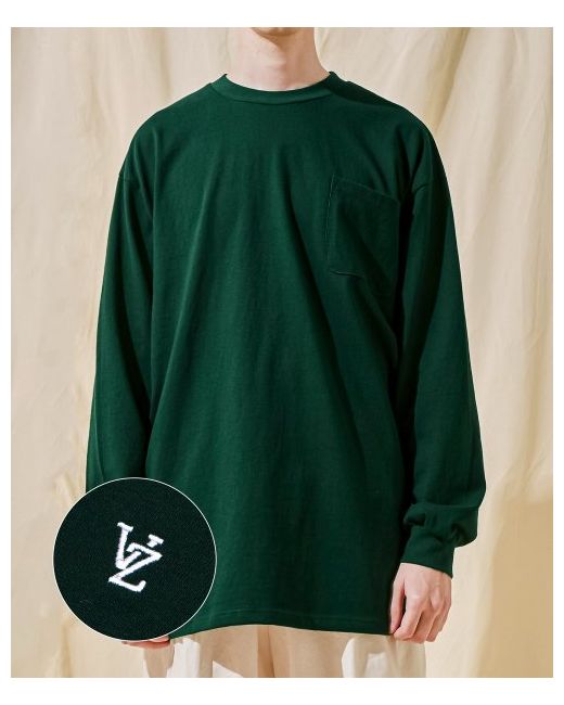 varzar VZ Logo Big Overfit Pocket Long Sleeve T-Shirt