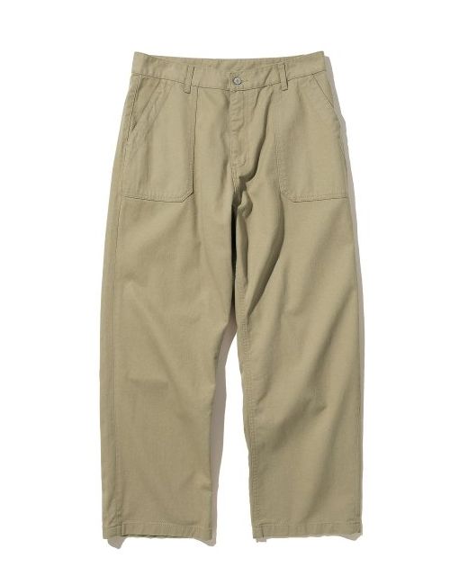uniformbridge cotton fatigue pants wide fit