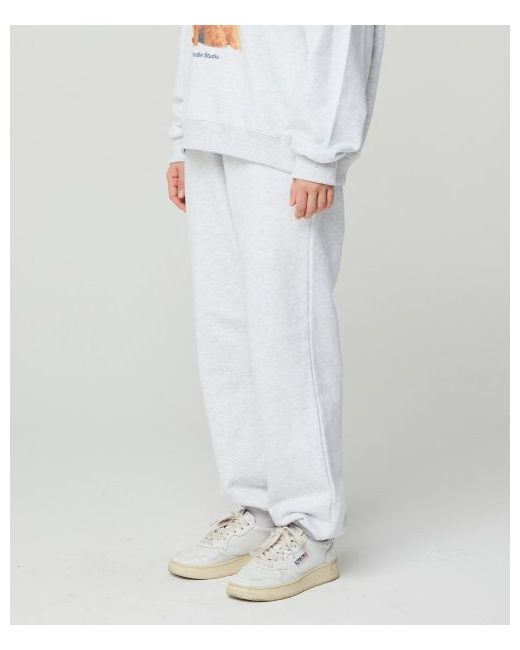 awesomestudio Essential Sweat Jogger Pants White