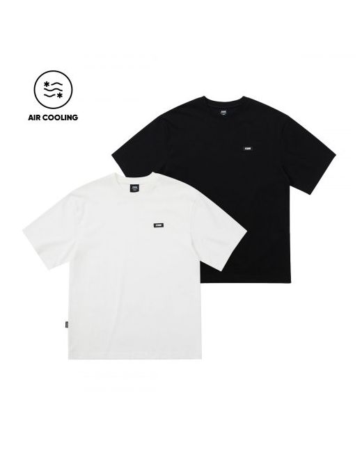 fcmm Essential Cooling Cotton 2-PACK T-Shirt Black/