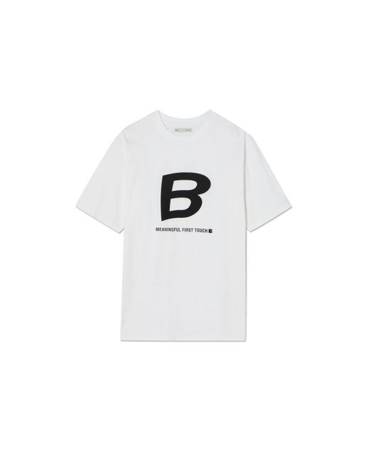 blur B Logo Printed T Shirt