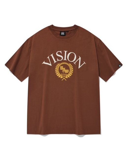 visionstreetwear VSW Arch Emblem T-Shirts Chocolate