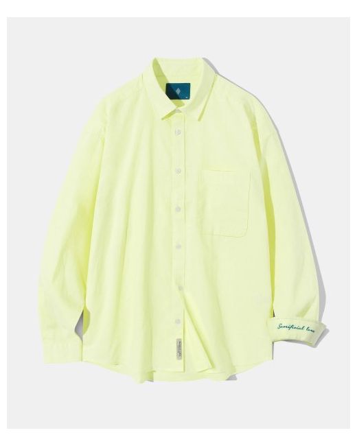diamondlayla Linen New Standard Stitch Shirt S90 Light Lemon