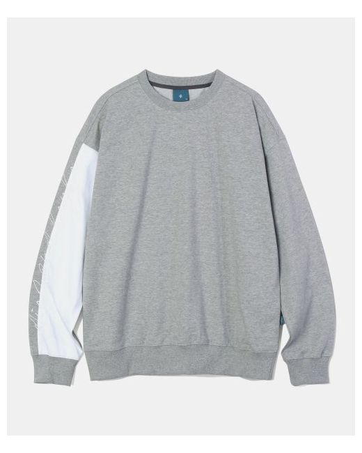 diamondlayla Sleeve Contrast Sweatshirt T60 Melange