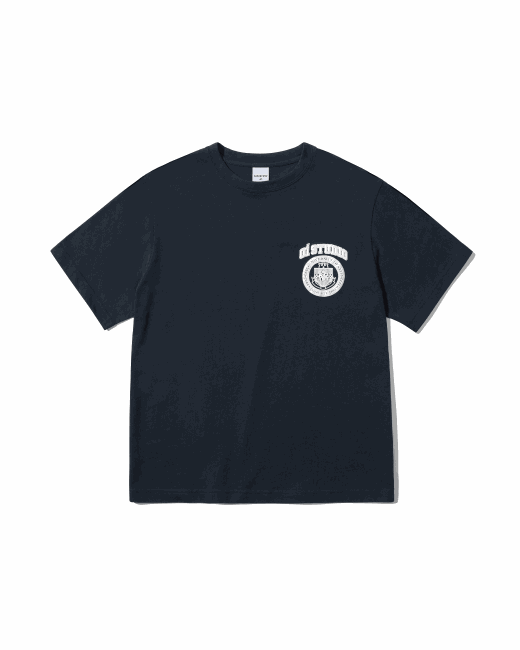 5252byoioi Small Arch Logo T-Shirt Navy