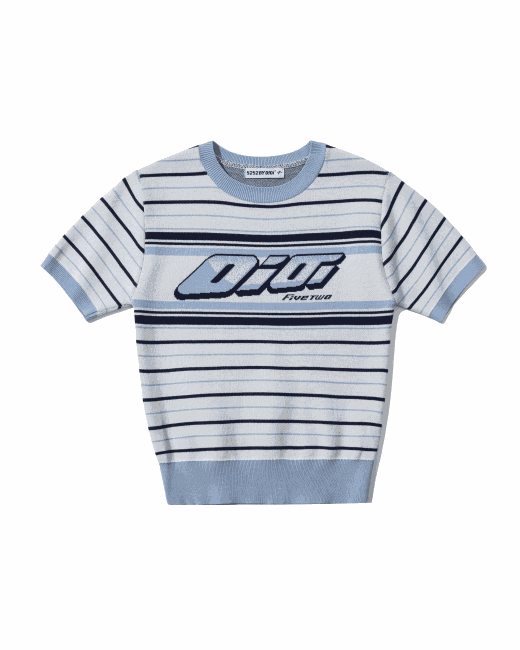 5252byoioi Italic Oioi Stripe Knit Sweater