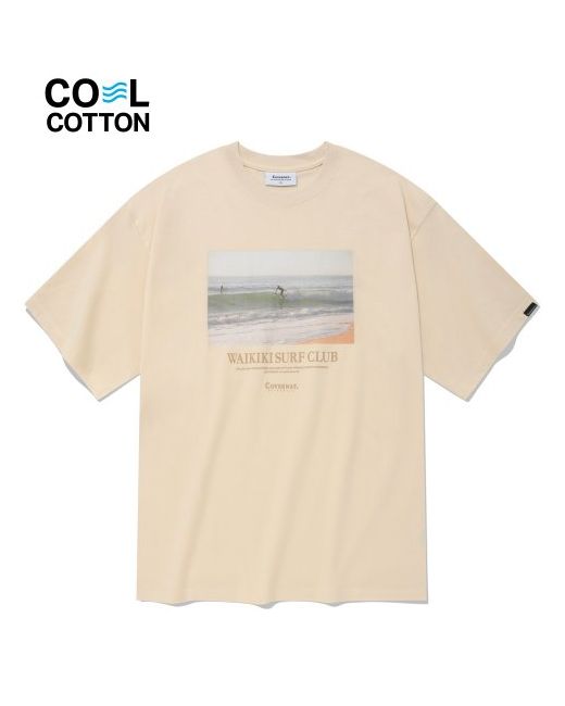 covernat Ocean Gram T-Shirt Ivory